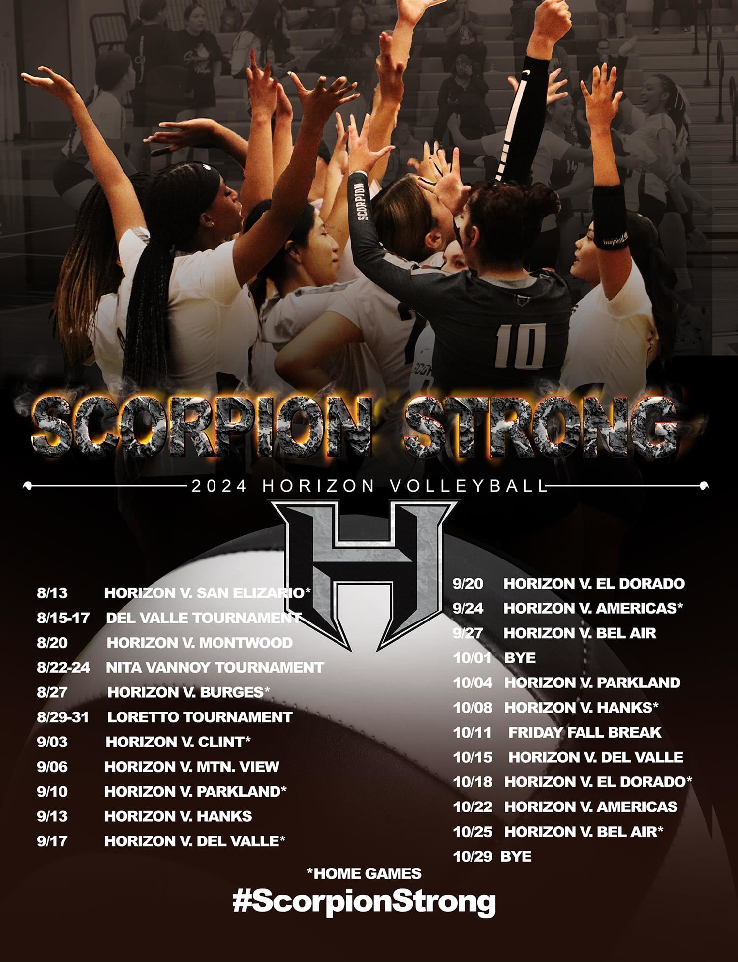 varsity volleyball schedule