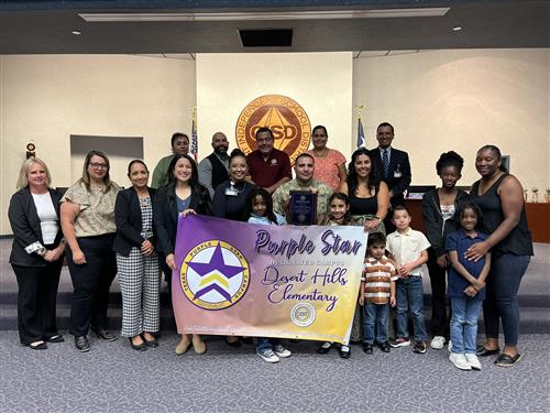 Desert Hills Purple Star Designation